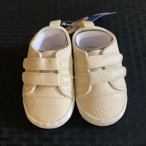 Valen -Sina Size 2 Baby Boys/Girls High Top Ankle PU Leather Sneakers Soft